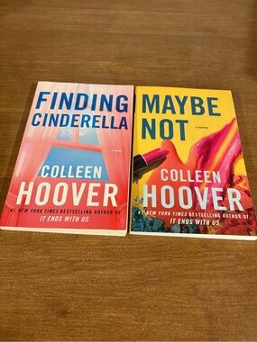 Colleen Hoover Book Bundle - Finding Cinderella and Maybe Not